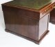 Antique Victorian Flame Mahogany Partners Pedestal Desk c.1870  19th C | Ref. no. A2023 | Regent Antiques
