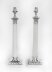 Antique Pair Silver Plated Opaline Glass Corinthian Table Lamps  20th C | Ref. no. A2038 | Regent Antiques