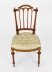 Antique Pair Victorian Satinwood Sheraton Revival Side Chairs C1870 19th C | Ref. no. A2082 | Regent Antiques