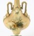 Antique Pair Royal Worcester Porcelain Two Handled Pedestal Ovoid Vases 19th C | Ref. no. A2107 | Regent Antiques