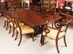 Antique 8ft 8" Irish Regency Twin Pillar Mahogany Dining Table C1820 19th C | Ref. no. A2130 | Regent Antiques
