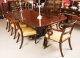 Antique 8ft 8" Irish Regency Twin Pillar Mahogany Dining Table C1820 19th C | Ref. no. A2130 | Regent Antiques