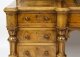 Antique Victorian Burr Walnut Dickens Pedestal Desk C. 1880 19th C | Ref. no. A2143 | Regent Antiques