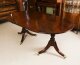 Antique Twin Pillar Regency  Dining Table 19th C & 6 chairs by Tilman | Ref. no. A2205a | Regent Antiques