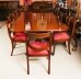 Vintage Twin Pillar Dining Table by William Tillman & 12 dining chairs  20th C | Ref. no. A2217a | Regent Antiques