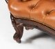 Antique Victorian Leather Love Seat Conversation Settee Sofa 19th C | Ref. no. A2238 | Regent Antiques