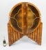 Antique Art Deco Figured Walnut Rocket Display Cabinet c.1920 | Ref. no. A2305 | Regent Antiques