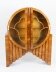 Antique Art Deco Figured Walnut Rocket Display Cabinet c.1920 | Ref. no. A2305 | Regent Antiques