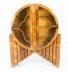 Antique Art Deco Burr Walnut Rocket Display Cabinet c.1920 | Ref. no. A2307 | Regent Antiques