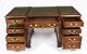 Vintage Large 6ft  Georgian Revival Flame Mahogany Partners Pedestal Desk 20th C | Ref. no. A2323 | Regent Antiques