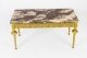 Vintage French giltwood and marble top coffee table Limoges plaques 20th C | Ref. no. A2378 | Regent Antiques