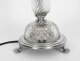 Vintage Glass and Silver Plated Table Lamp  Mid 20th C | Ref. no. A2409e | Regent Antiques