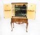 Vintage Burr Walnut Cocktail Cabinet Drinks Dry Bar & Glassware  Mid 20th C | Ref. no. A2440 | Regent Antiques