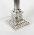 Antique Victorian Silver Plated Corinthian Column Table Lamp Late 19th C | Ref. no. A2467d | Regent Antiques