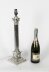 Antique Victorian Silver Plated Corinthian Column Table Lamp Late 19th C | Ref. no. A2467d | Regent Antiques
