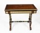 Antique Pair Amboyna Card Console Tables With Porcelain Plaques 19th Century | Ref. no. A2492 | Regent Antiques