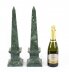 Vintage Pair of Stunning Green Marble Obelisks Mid 20th C | Ref. no. A2500 | Regent Antiques