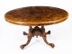 Antique Victorian Burr Walnut Oval Loo Table 19th C & set 4 Chairs | Ref. no. A2525a | Regent Antiques