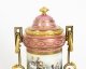 Antique Pair French Ormolu Mounted Pink Sevres Lidded Vases 19th C | Ref. no. A2529 | Regent Antiques