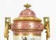 Antique Pair French Ormolu Mounted Pink Sevres Lidded Vases 19th C | Ref. no. A2529 | Regent Antiques