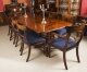 Vintage Twin Pillar Dining Table &  10 dining chairs by William Tillman  20th C | Ref. no. A2546a | Regent Antiques