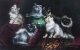 Antique Painting by Agnes Augusta Talboys of Persian Kittens  19th C | Ref. no. A2550a | Regent Antiques
