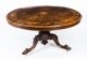 Antique Round Burr Walnut Marquetry Loo Table  19th C & 6 vintage chairs | Ref. no. A2554a | Regent Antiques