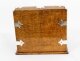 Antique English Victorian Golden Oak 3 Crystal Decanter Tantalus Dry Bar 19th C | Ref. no. A2558 | Regent Antiques
