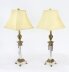 Vintage Set of 4 Corinthian Column Ormolu & Glass Table Lamps Mid 20th Century | Ref. no. A2569 | Regent Antiques