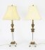 Vintage Pair  Corinthian Column Ormolu & Glass Table Lamps Mid 20th Century | Ref. no. A2569a | Regent Antiques