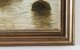 Antique English Oil on Canvas Painting of a River Scene Edward Fletcher 19th C | Ref. no. A2582 | Regent Antiques