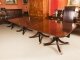 Vintage 16ft Regency Mahogany Triple Pillar Dining Table William Tillman 20th C | Ref. no. A2595 | Regent Antiques