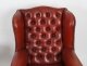 Vintage Pair  Red Leather Button Backed Wingback Armchairs   20th Century | Ref. no. A2621 | Regent Antiques