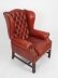 Vintage Pair  Red Leather Button Backed Wingback Armchairs   20th Century | Ref. no. A2621 | Regent Antiques