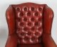 Vintage Pair  Red Leather Button Backed Wingback Armchairs   20th Century | Ref. no. A2621 | Regent Antiques