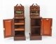 Antique Pair Edwardian  Mahogany Marquetry Bedside Chests 19th C | Ref. no. A2659 | Regent Antiques