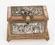 Antique French Silvered & Gilt Jewellery Casket Box  AB Paris 19th C | Ref. no. A2661 | Regent Antiques