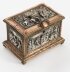 Antique French Silvered & Gilt Jewellery Casket Box  AB Paris 19th C | Ref. no. A2661 | Regent Antiques