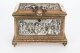 Antique French Silvered & Gilt Jewellery Casket Box  AB Paris 19th C | Ref. no. A2661 | Regent Antiques