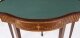 Antique Mahogany and Satinwood Inlaid Serpentine Card Console Table Circa 1880 | Ref. no. A2664a | Regent Antiques
