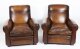 Antique Pair Leather Club Armchairs  Tan  Circa 1900 | Ref. no. A2684 | Regent Antiques