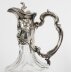 Antique Pair Victorian Silver Plated and Cut Crystal Claret Jugs 19th C | Ref. no. A2697 | Regent Antiques