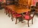 Vintage Twin Pillar Dining Table &  10 dining chairs by William Tillman  20th C | Ref. no. A2725a | Regent Antiques