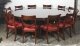 Vintage 8ft Diameter Flame Mahogany Dining Table & 12 Chairs  20th C | Ref. no. A2727a | Regent Antiques
