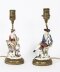 Vintage Pair Dresden Figural Porcelain Lamps Mid 20th Century | Ref. no. A2747 | Regent Antiques