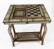 Antique Syrian Damascus Inlaid card, chess, backgammon, games table C1910 | Ref. no. A2756 | Regent Antiques