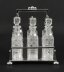 Antique Victorian Silver Plated 6 Bottle Cruet Set Wade Wingfield Wilkins 19th C | Ref. no. A2757b | Regent Antiques