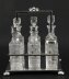 Antique Victorian Silver Plated 6 Bottle Cruet Set Wade Wingfield Wilkins 19th C | Ref. no. A2757b | Regent Antiques