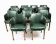 Antique Art Deco 10 ft Burr Walnut Dining Table & 12 Chairs  by Hille  C1920 | Ref. no. A2772a | Regent Antiques