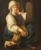 Antique Italian School Oil Painting "Young Lady Reading a Scroll"  19th C | Ref. no. A2842 | Regent Antiques